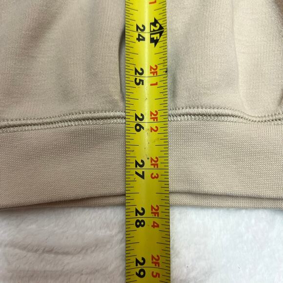 Bobby Jones Players Men’s 1/4 Zip Beige Sweatshirt Size L 100% Peruvian Cotton - Picture 8 of 11